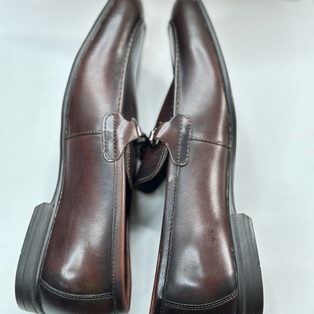 Nordstrom Men Brown Leather Carlson Bit Loafer Ortholite Comfort Sz 10.5 - Picture 11 of 14